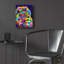 «Lion New» par Bob Weer, art mural en verre acrylique-1371487209