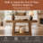 55.12'' Sofa Table with Storage Shelves