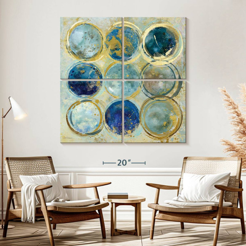 Alignment Gold, 57" H x 57" W