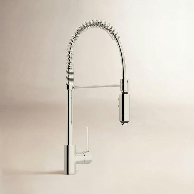Pirellone Pull-Down Kitchen Faucet, Polished Nickel