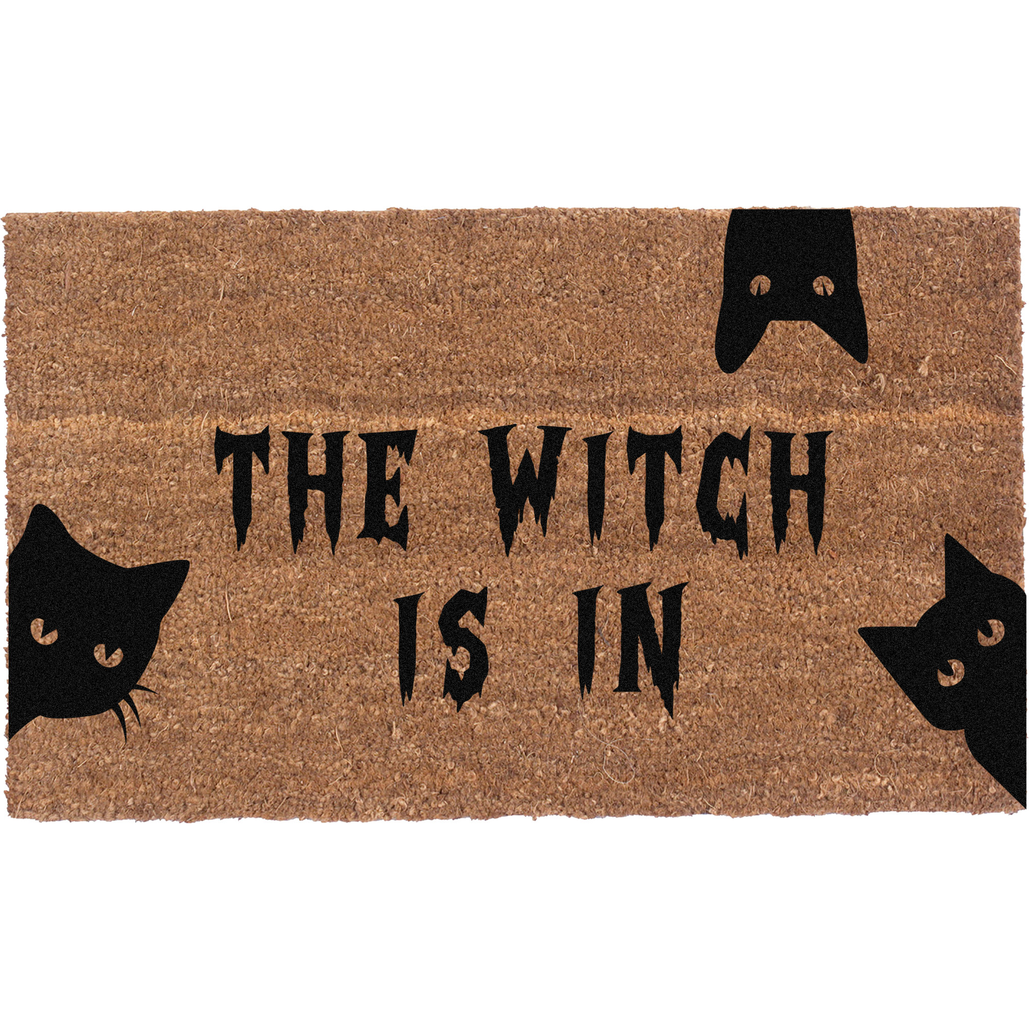 Donaho Non-Slip Halloween Outdoor Doormat, 18" W x 30" L