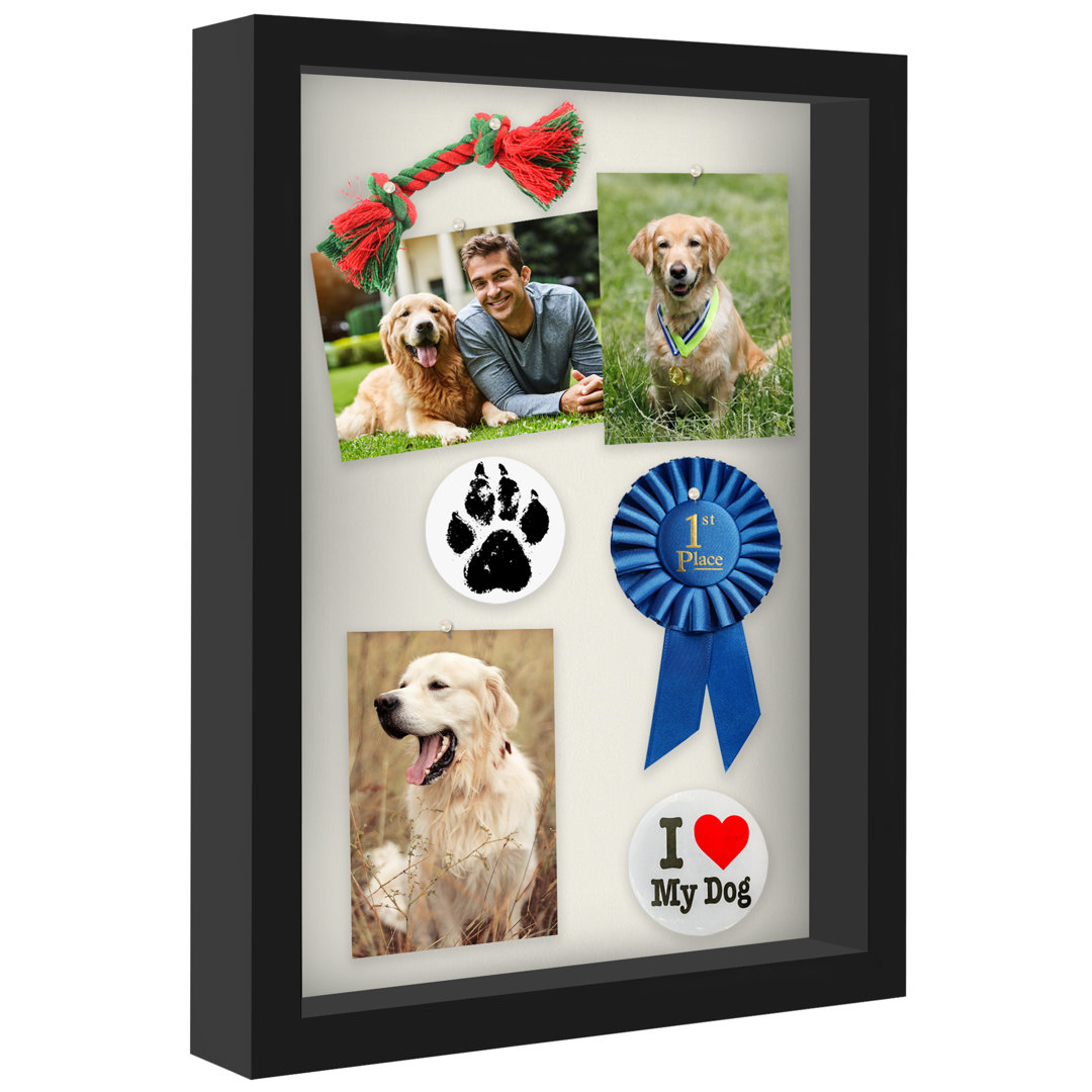 Delcastillo Shadow Box Frame 1.5 Inches Deep Box Frame for Objects & Pictures Gracie Oaks 