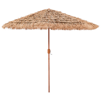 Parasol de patio en chaume 9 pi pour décoration de plage et plage tropicale | Idée de cadeau