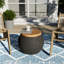 Table d'appoint en béton Kamsville