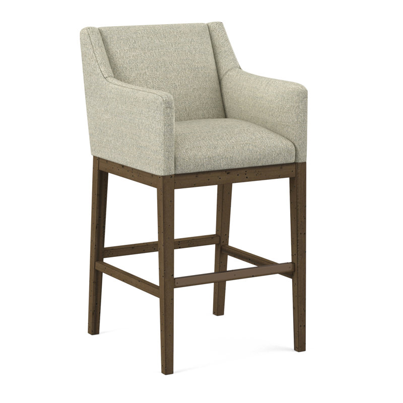 Upholstered Stool, 61612-74, Black