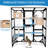 73"H Outdoor Cat Catio Large Wooden Cat Enclosure Multi-Level Cat House with Weatherproof Roof for Backyard or Garden