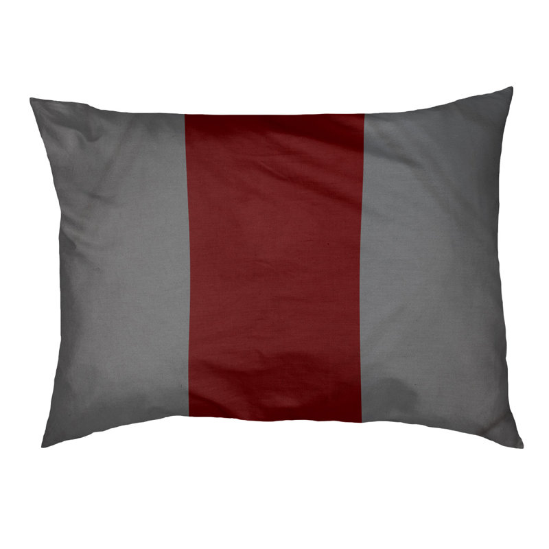 Coussin Milwaukee, Moyen (l 28 po x P 18 po x H 6 po), Gris foncé / Marron / Gris foncé