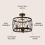 Sepulveda Semi Flush Mount-1945877884