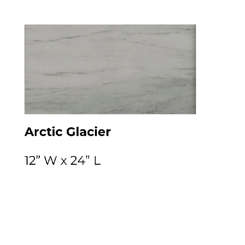 ADURA®Max with Microban® Arctic 12" x 24" x 8mm WPC Luxury Vinyl Plank, Glacier