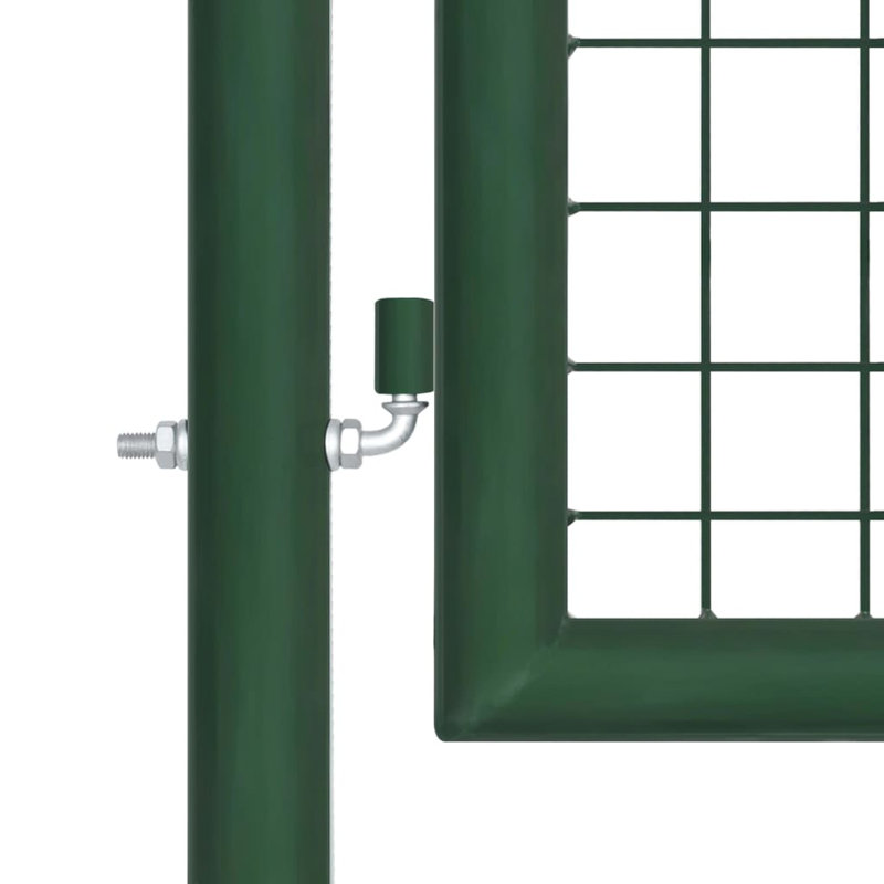 Maghakia Mesh Garden Gate Steel Green, 75cm H x 390cm W