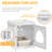 Sally-Anne Metal Enclosed Litter Box Enclosure with Lockable Lid-2099912909