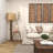 Anthea Mango Wood Handmade Intricately Carved Floral Side End Accent Table with 3 Slender Legs-335338783