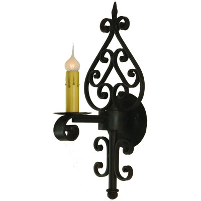Fleur De Lis 1 - Light Candle Wall Light