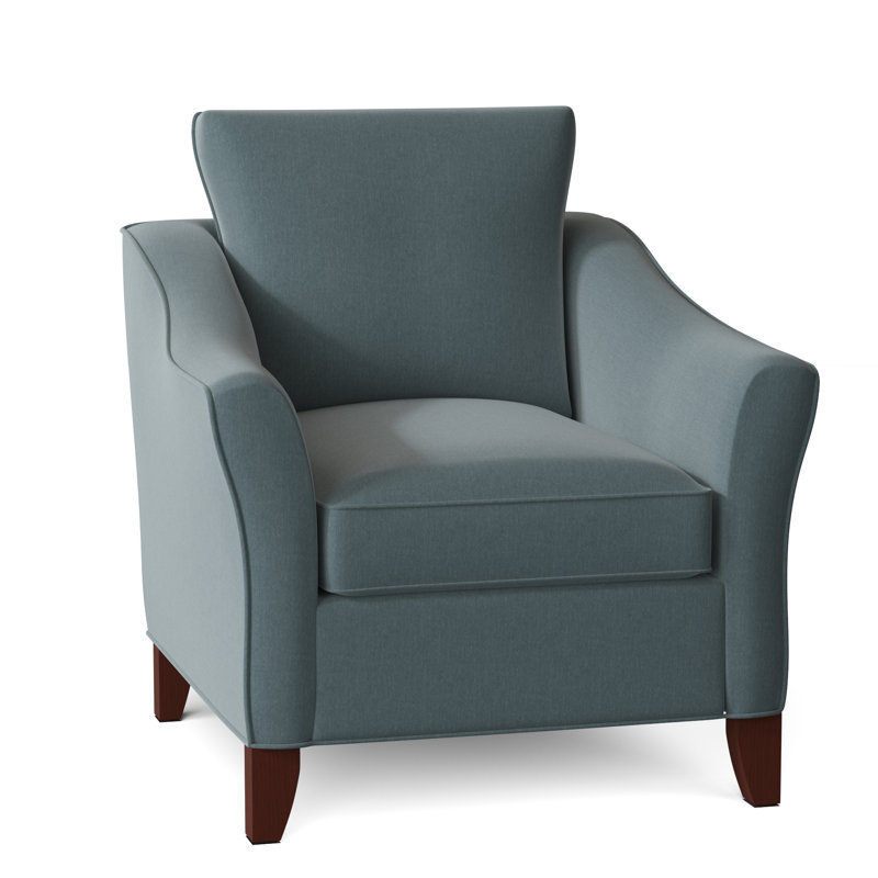 Fauteuil de 33 po de largeur Loft Living, Sergé performance bleu Peyton 22, Oui, Manhattan