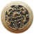 Antique Brass/Natural Wood