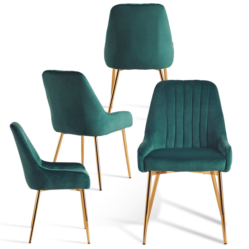 Chaise de salle à manger Maulsby, Vert, 4