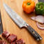 MITSUMOTO SAKARI Couteau de chef japonais de 8 pouces Gyuto, couteau de cuisine professionnel forgé à la main