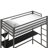 Maxwell Kids Loft Bed-40841834-40841835