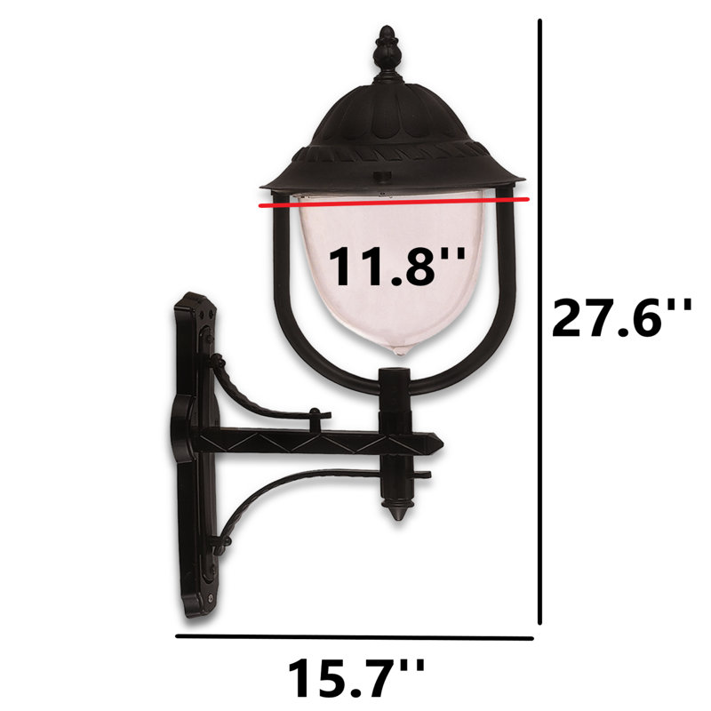 Applique murale d'extérieur 39,4 po de hauteur