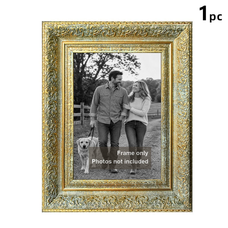 8" x 10" Antique Gold 1PC Graduation Picture Frame for Desk Decor, Antique Gold, 1, 8" W x 10" H