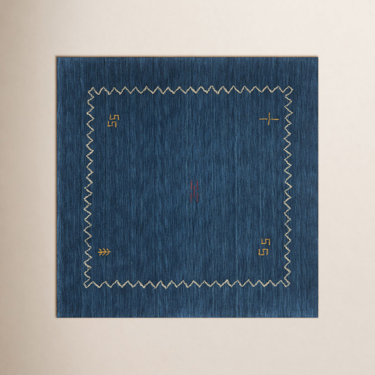 Danforth Hand-Woven Flatweave Wool Area Rug