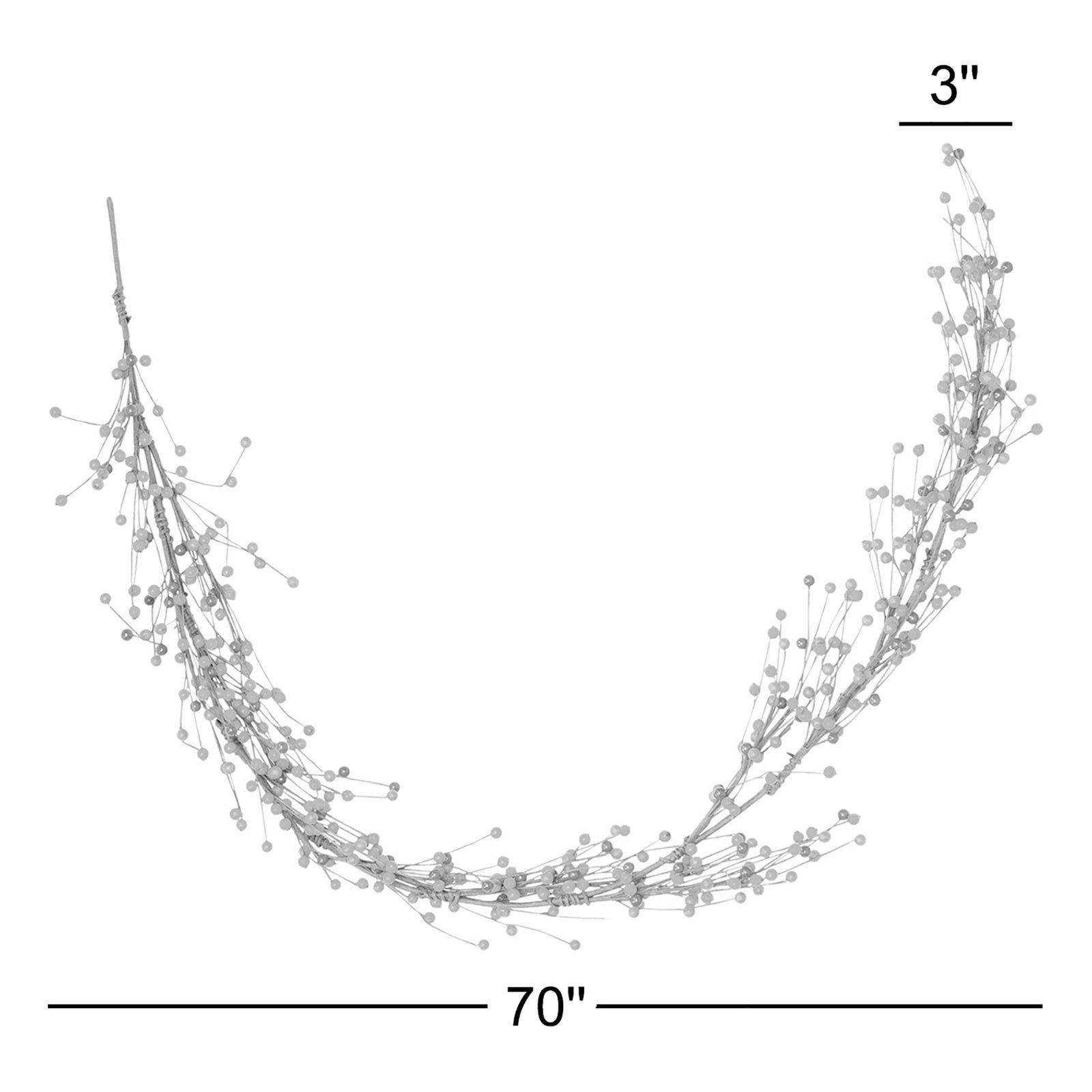 70" Berry Thanksgiving Garland