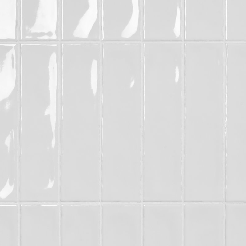Lancaster 3x12 Polished Ceramic Subway Tile, White