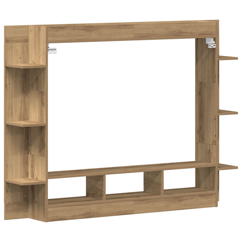 Unfinished TV Stand for TVs up to 60", Artisan Oak