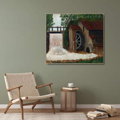 "The Old Mill" par John Kane - Art mural sur toile tendue avec châssis
