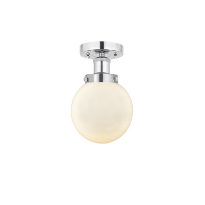Alphonsa Glass Semi Flush Mount
