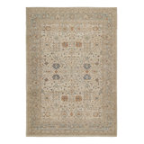 Oushak Hand Knotted Geometric Area Rug