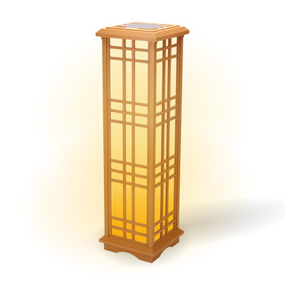 Solar Classic Zen LED Outdoor Lantern Japanese Style