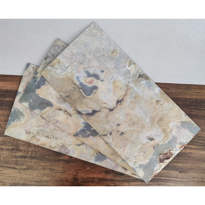 Panneau mural en pierre brun / gris 23,6 po Falkirk Johnstone (paquet de 1)