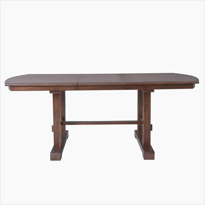 60"-78" Extendable Dining Table, Farmhouse Wooden Kitchen Table with Removable Leaf, Large Expanding Table for 4-8