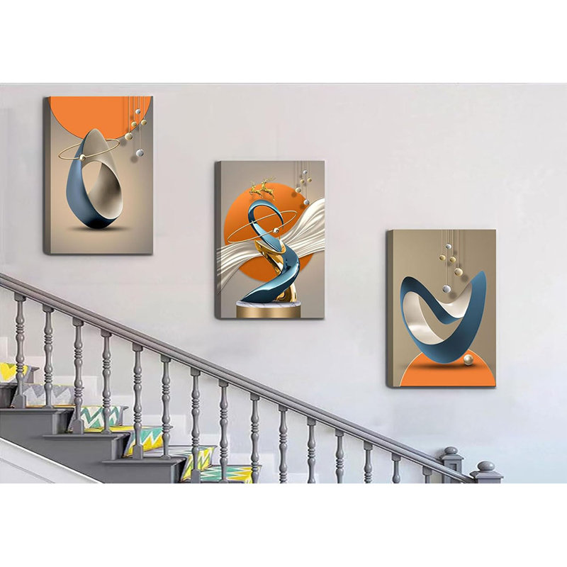 3 Piece Wrapped Canvas Set