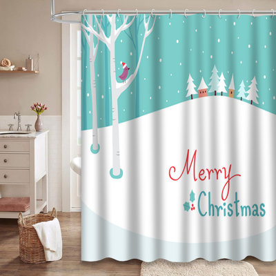 Rideau de douche Merry Christmas