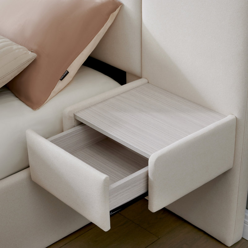 Upholstered Lift Storage Bed Frame with Hotel-Style Headboard, Queen Size & King Size Bed Frame, Sprung  Slats, Velvet Headboard and Drawers, Gas Lift Hydraulic Support, No Box Spring Needed