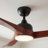 42" Quiet Ceiling Fan With Bluetooth App, Reversible Motor & LED Lighting
