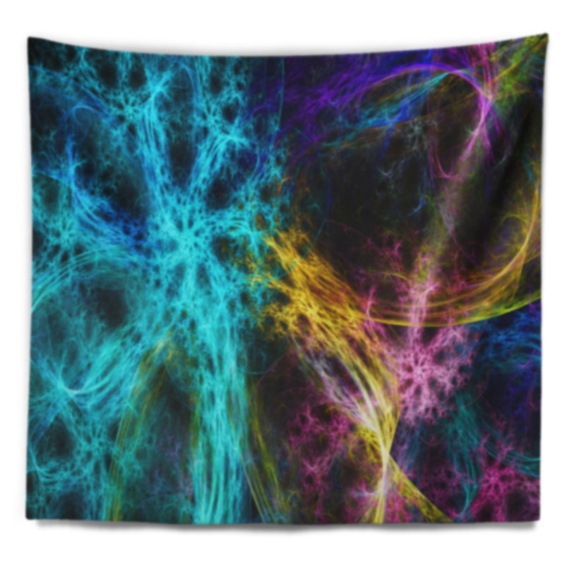 Tapisserie abstraite abstraite abstract lueur, H 32 po x l 39 po
