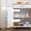 Chariot polyvalent pour îlot de cuisine avec rangement pratique et mobilité