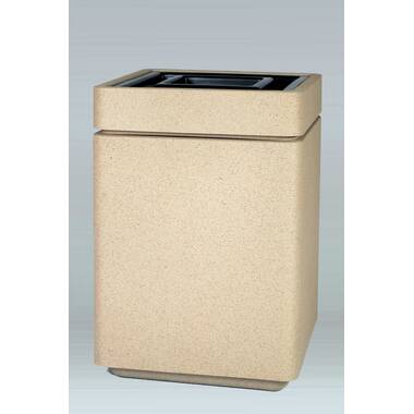 Indoor Outdoor Trash Can Aggregate Panel Ash Urn 15 Gallon [9470] – Office  Chairs Unlimited – Free Shipping!