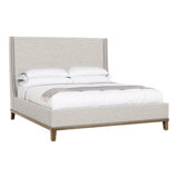 Michael Weiss Upholstered Wingback Bed