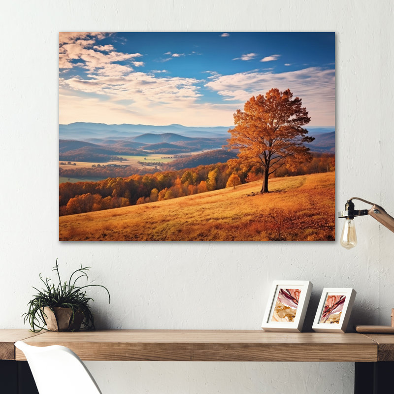 Harmony on Virginia Shenandoah Valley - reproduction d'art sur métal sans cadre, H 12 po x l 20 po x P 1 po