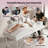 3-in-1 Ergonomic Lash Bed Topper with Lash Pillow, Foldable Full Body Support Cushion for Lash Extensions and Beauty Salon, Curvy Massage Cushion-129470053