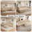 Cloudelle 6-piece Modular Sectional, U Shaped/sofa Bed Minimalist Couches With 2 Ottomans Chaise, Modern Deep Seat Cloud Plush Corduroy Sofa Set For Living Room-1362350442