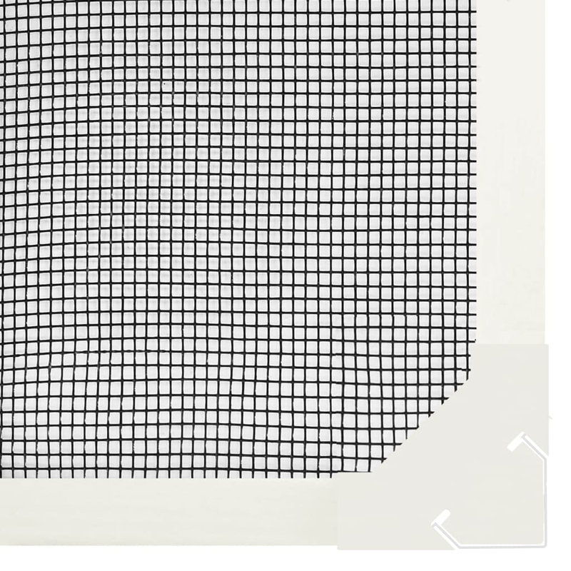 vidaXL Insect Screen, Fiberglass, Polyethylene, White, 31.5in W x 55.12in D
