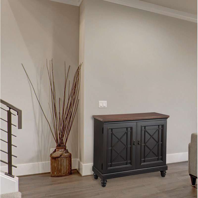 Ted Solid Wood Accent Cabinet