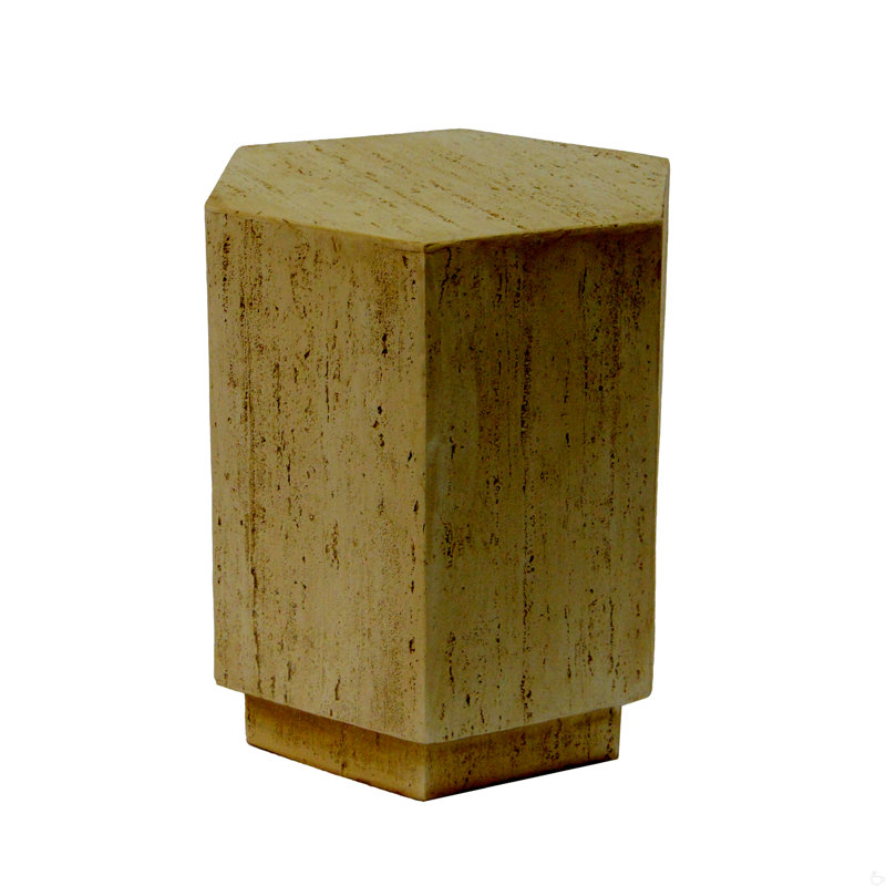 Hexagonal Archaistic Side Table