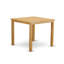 Ensemble de table de salle à manger à hauteur de comptoir 3 pièces comprenant une table de salle à manger carrée et 2 chaises en bois de chêne-897409833