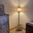 Barbour 62'' Polished Arched Floor Lamp